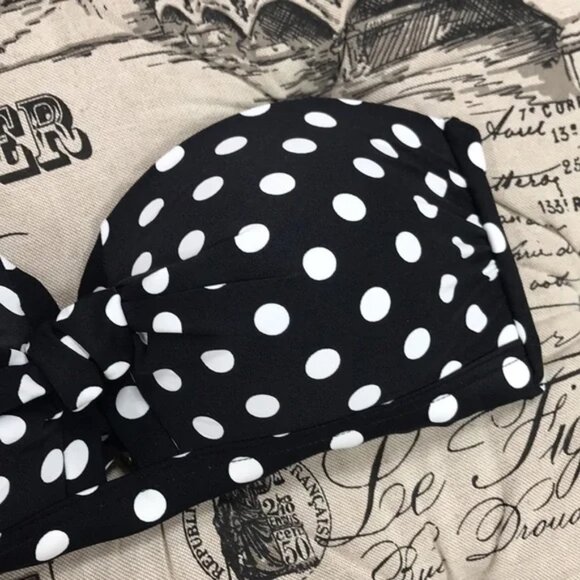 Kate Spade New York Lia Dot Bandeau Bikini Top - Picture 4 of 6